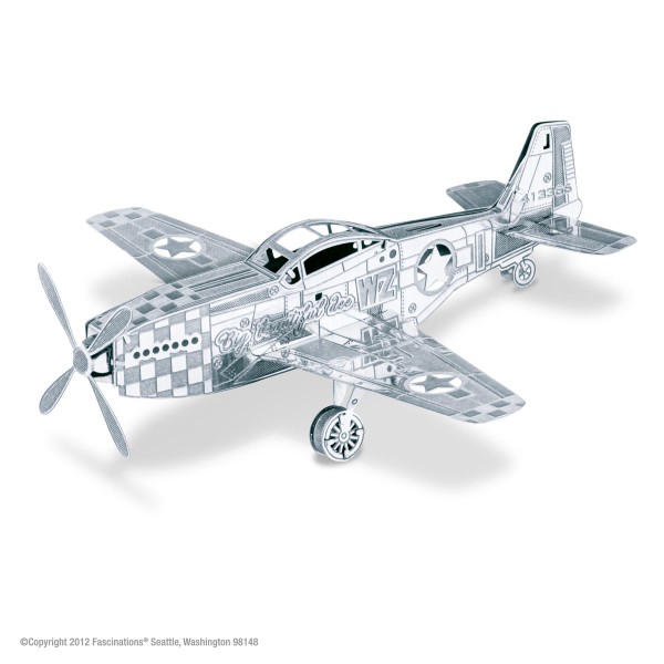 Metal Earth Metallbausatz Mustang P51