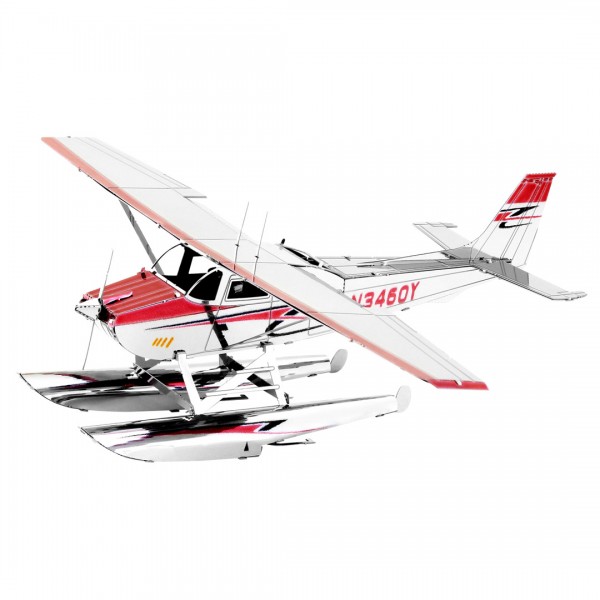 Metal Earth Metallbausatz Cessna 182 auf Schwimmer