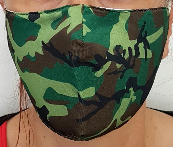 Mund- und Nasenschutz, Stoff, Camouflage