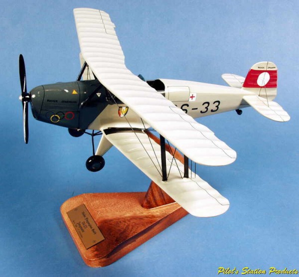 Bücker Jungmann, Schreibtischmodell aus Holz