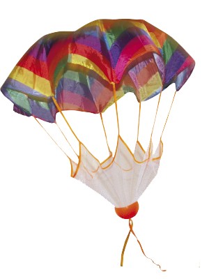 Fallschirmball, mehrfarbig