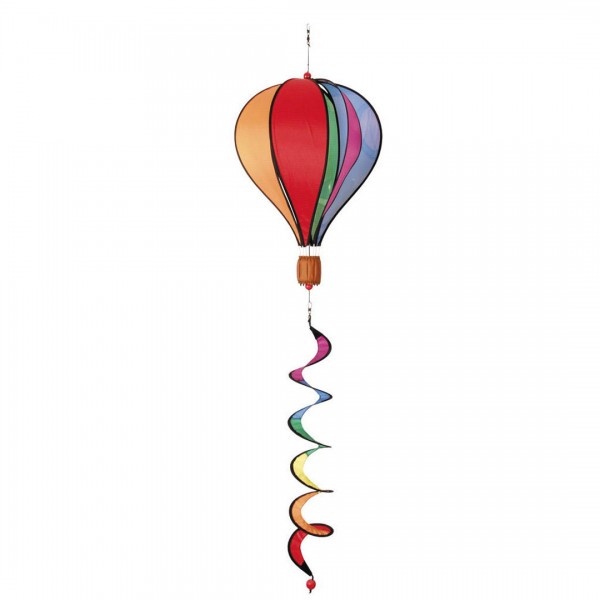 Windspiel Heißluftballon Regenbogen