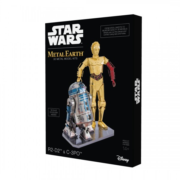 Metal Earth Metallbausatz Star Wars, Set R2D2-C3PO in der Geschenkbox, Star  Wars, Metal Earth Metallbausätze