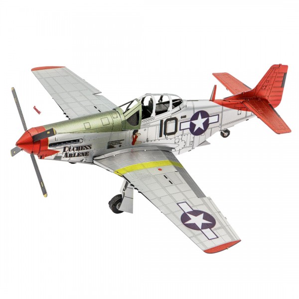 Metal Earth ICONX Metallbausatz Mustang P-51D Tuskegee Airmen